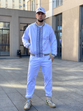 Load image into Gallery viewer, Men's sports suit with Ukrainian ornament