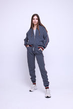 Load image into Gallery viewer, Women's Tracksuit Set Pinstripe