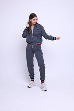 Load image into Gallery viewer, Women's Tracksuit Set Pinstripe