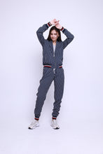 Load image into Gallery viewer, Women's Tracksuit Set Pinstripe