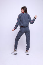 Load image into Gallery viewer, Women's Tracksuit Set Pinstripe