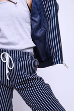 Load image into Gallery viewer, Women's Tracksuit Set Pinstripe