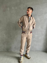 Load image into Gallery viewer, Two Piece Tracksuit Set - Plaid Casual Tracksuits TheGentlemen™