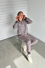 Load image into Gallery viewer, Women's Brown Checkered Colin Farrell Coach Tracksuit