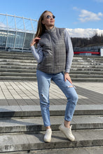 Load image into Gallery viewer, Vest demi-season, unisex, color Gray