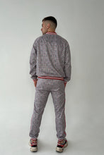 Load image into Gallery viewer, Grey Checkered Colin Farrell Coach Tracksuit TheGentlemen™