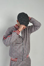 Load image into Gallery viewer, Grey Checkered Colin Farrell Coach Tracksuit TheGentlemen™
