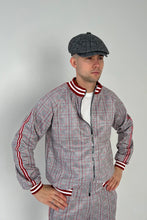 Load image into Gallery viewer, Grey Checkered Colin Farrell Coach Tracksuit TheGentlemen™