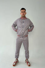 Load image into Gallery viewer, Grey Checkered Colin Farrell Coach Tracksuit TheGentlemen™
