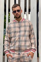 Load image into Gallery viewer, Beige Tartan Tracksuit Men's TheGentlemen™
