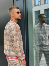 Load image into Gallery viewer, Beige Tartan Tracksuit Men's TheGentlemen™