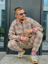 Load image into Gallery viewer, Beige Tartan Tracksuit Men's TheGentlemen™