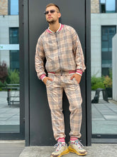 Load image into Gallery viewer, Beige Tartan Tracksuit Men's TheGentlemen™