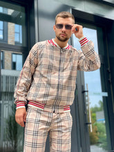 Load image into Gallery viewer, Beige Tartan Tracksuit Men's TheGentlemen™