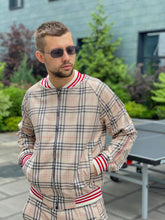 Load image into Gallery viewer, Beige Tartan Tracksuit Men's TheGentlemen™