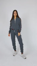 Load and play video in Gallery viewer, Women's Tracksuit Set Pinstripe