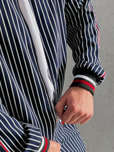 Load image into Gallery viewer, Pinstripe Tracksuit Two Piece Tracksuit Set for Men TheGentlemen™
