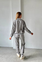 Load image into Gallery viewer, Women&#39;s Plaid Light Brown Colin Farrell Coach Tracksuit
