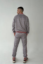 Load image into Gallery viewer, Grey Checkered Colin Farrell Coach Tracksuit TheGentlemen™
